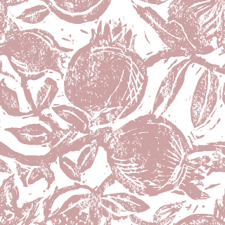 Pomegranate fabric - sample