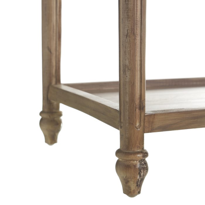 Side Table in Natural Mindi Wood
