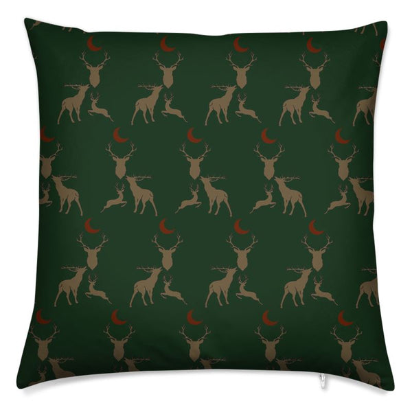 Stag Night cushion in Buck