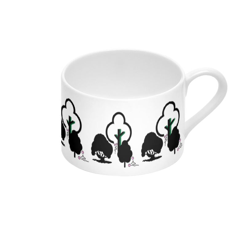 Tree Tryst Coffee Cup and Saucer