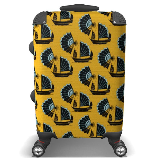 Fan of Junk Suitcase in Yellow