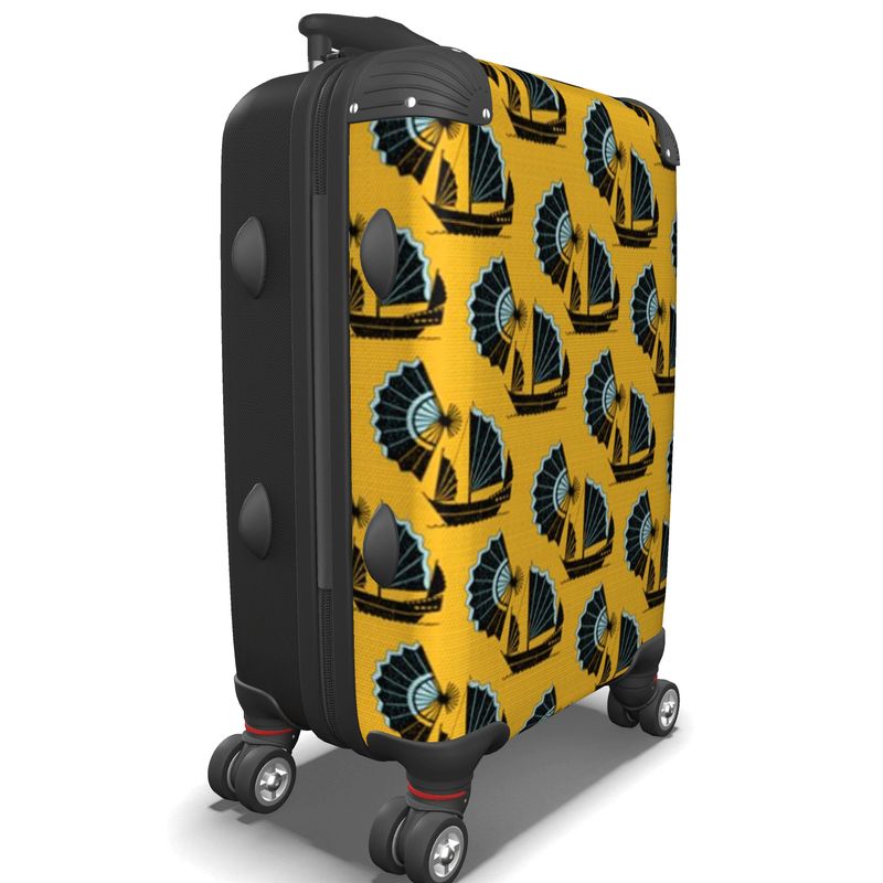 Fan of Junk Suitcase in Yellow