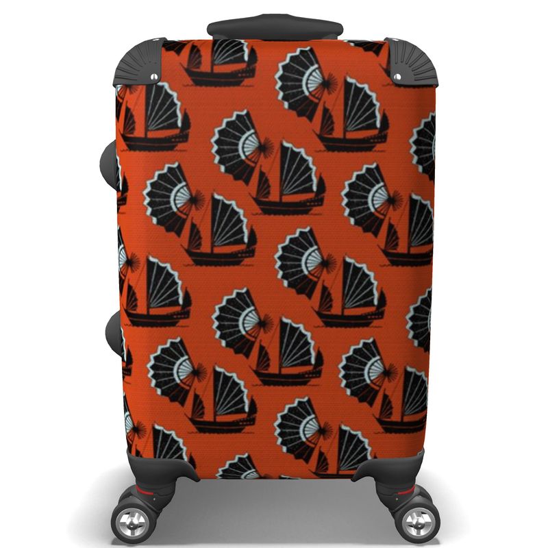 Fan of Junk Suitcase in Red