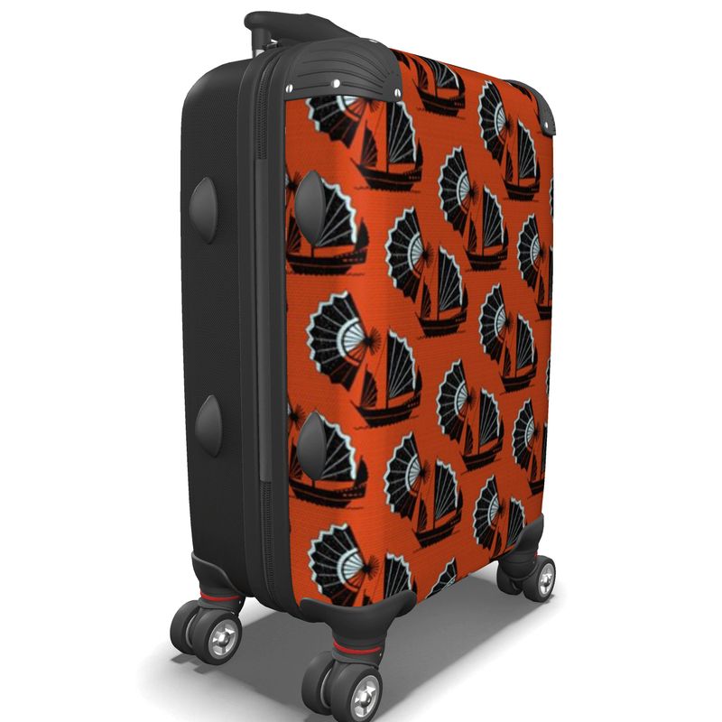 Fan of Junk Suitcase in Red