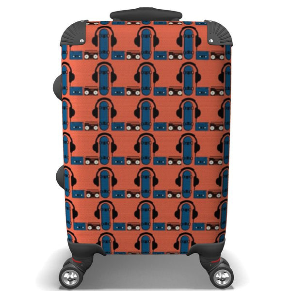 Wired for Sound Suitcase in Orange