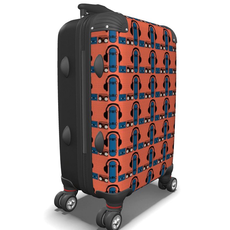 Wired for Sound Suitcase in Orange