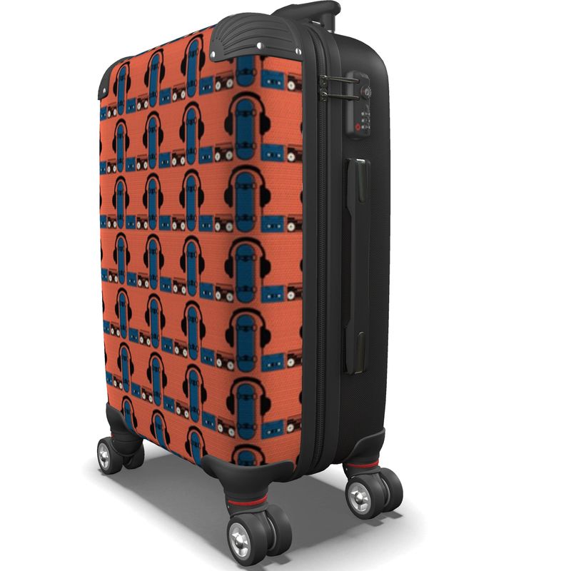 Wired for Sound Suitcase in Orange