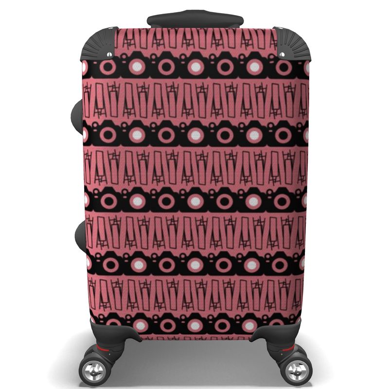 Self Distraction Suitcase in pink