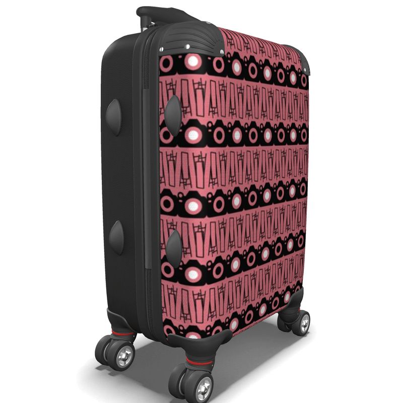 Self Distraction Suitcase in pink