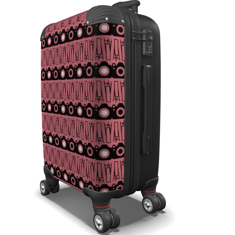 Self Distraction Suitcase in pink