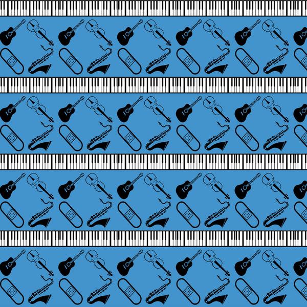 Designer Band Aide Wallpaper