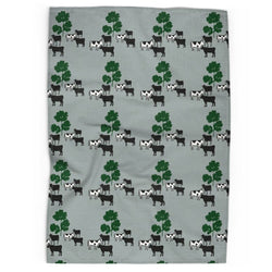 Cow Parsley Tea Towel in Willow