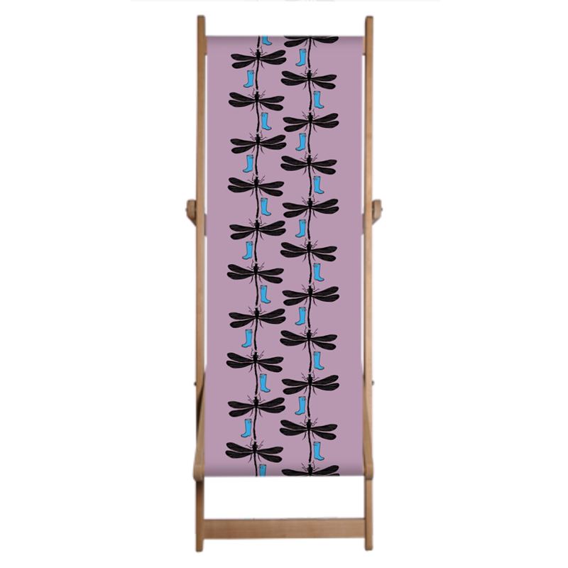 Wings and Wellies Deck Chair in Chaser