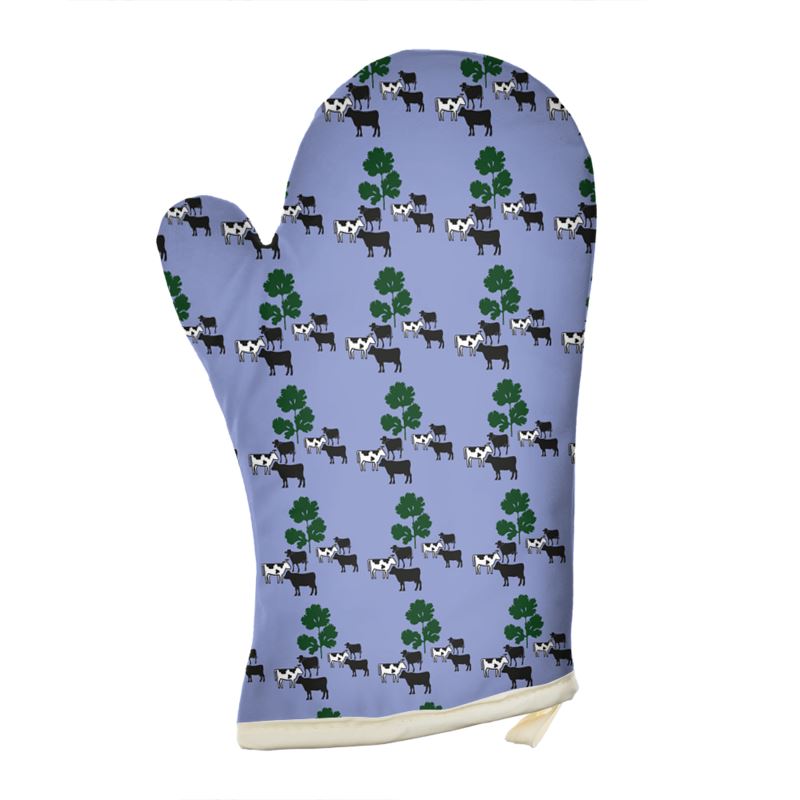 Cow Parsley Oven Glove in lavender