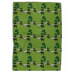 Cow Parsley Tea Towel in grass