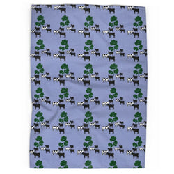 Cow Parsley Tea Towel in lavender