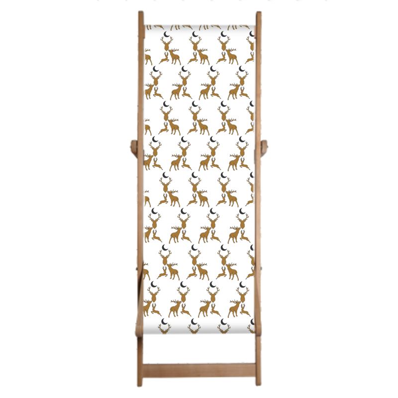 Stag Night Deck Chair in Horn