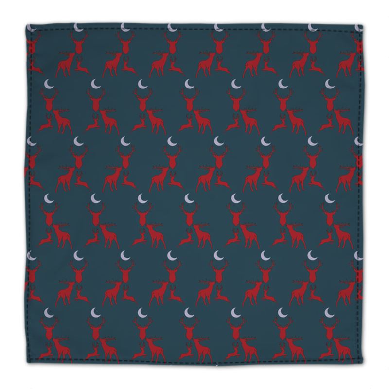 Stag Night Napkins in Rut