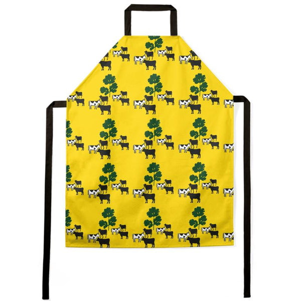 Cow Parsley Apron in corn