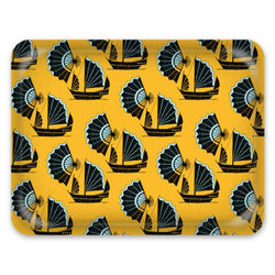 Fan of Junk Tray in Yellow