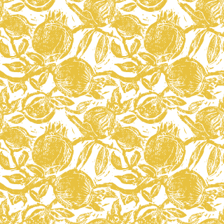 Pomegranate fabric - sample