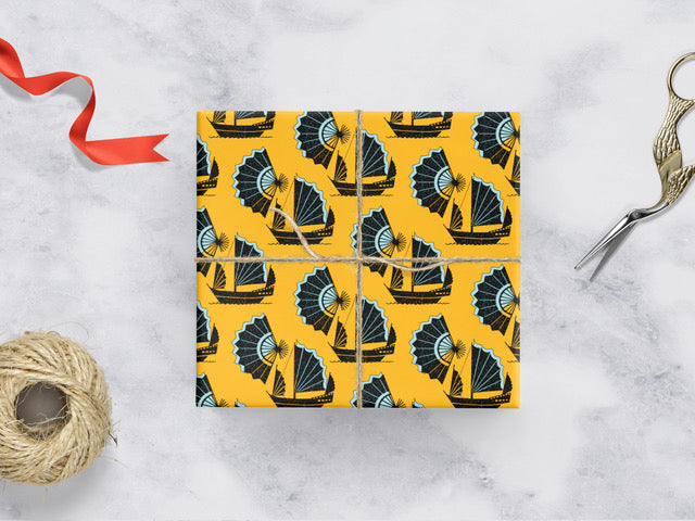 Designer wrapping paper