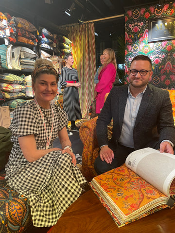 Me with phillip at mind the gap showroom Chelsea harbour