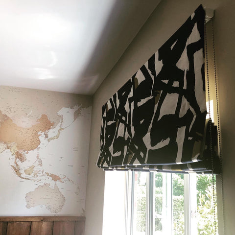 Mural and blind boys room Fleur ward