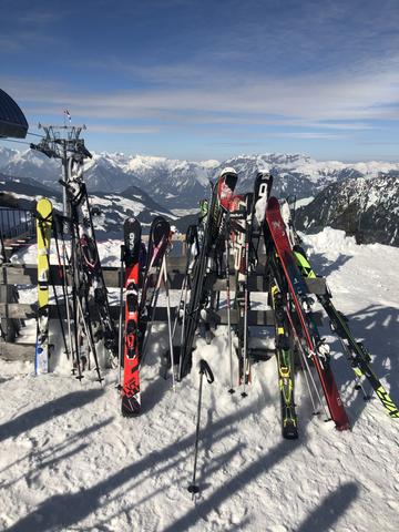skiing in alpback austria austrian design