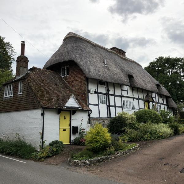 gorgeous English thatched house