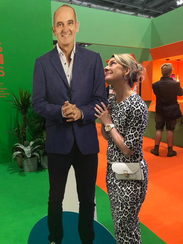 with Kevin at Grand Designs Under the stairs project