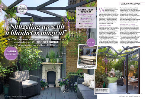 My garden in modern gardens magazine Nov 22
