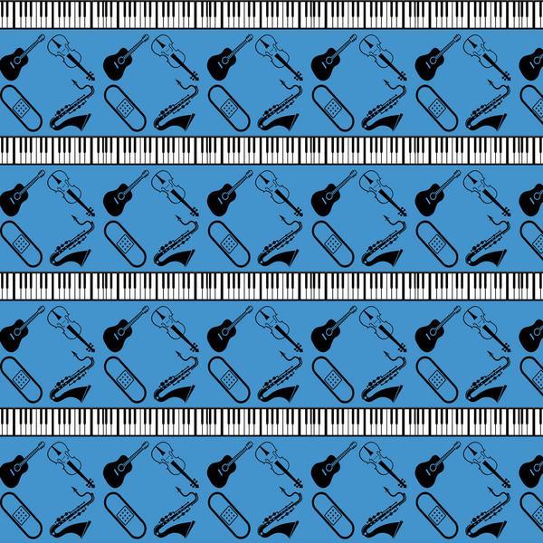 Designer Band Aide Wallpaper
