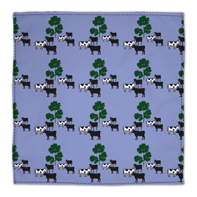 Cow Parsley Napkins in lavender