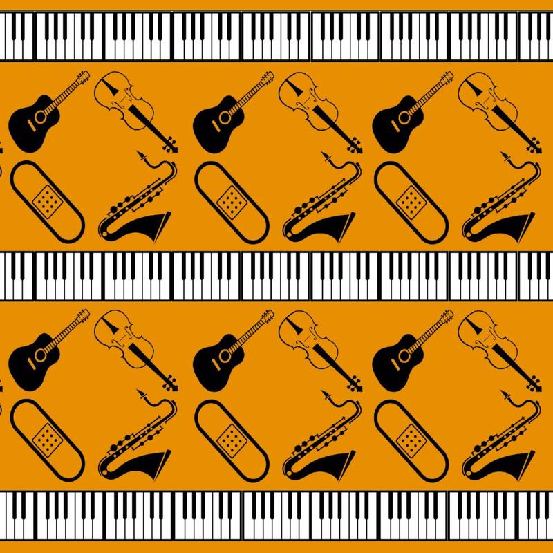 Designer Band Aide Wallpaper