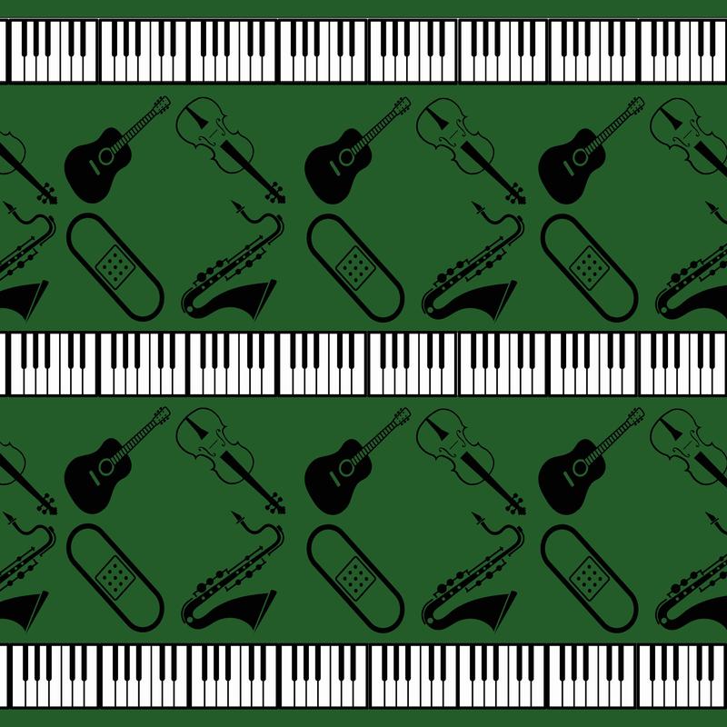 Designer Band Aide Wallpaper