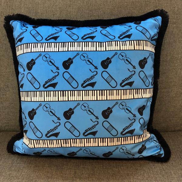 Blue Band Aide Cushions