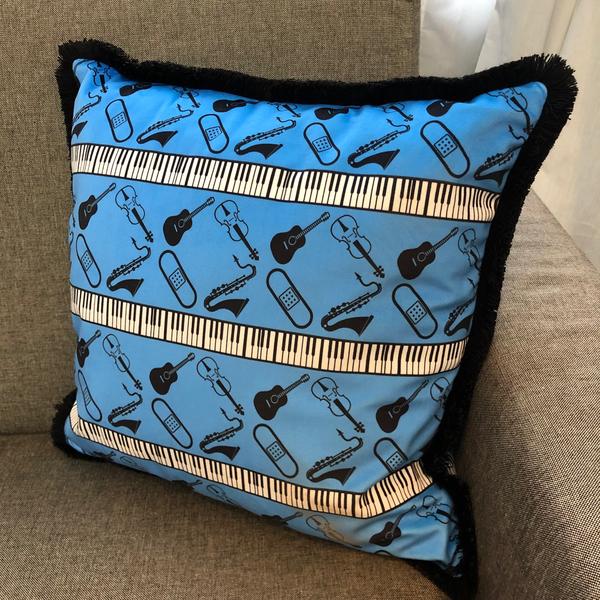 Blue Band Aide Cushions